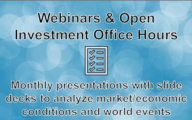 Monthly Webinars